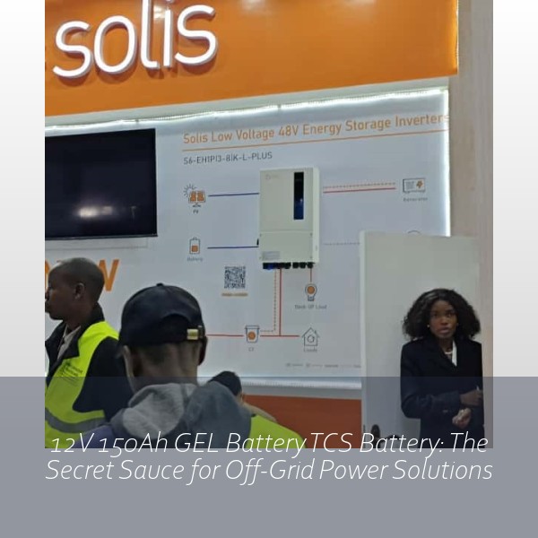 12V 150Ah GEL Battery TCS Battery: The Secret Sauce for Off-Grid Power Solutions